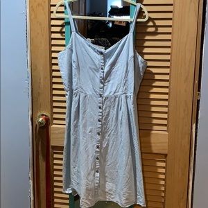 Light Chambre Button Down Dress